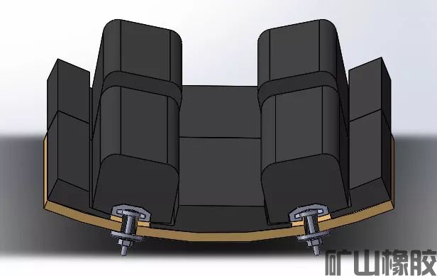 球磨機(jī)橡膠襯板的階梯式設(shè)計(jì)